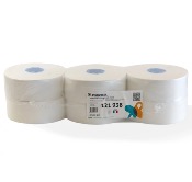 Papier toilette rouleau géant Paredes blanc 350m avec embout continu  Colis de 6 rouleaux 