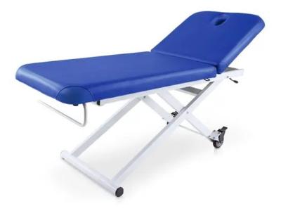 Table divan électrique ciseaux EASY STYLE  Longueur : 195 cm  Largeur : 70 cm  Hauteur : 54-85 cm   Déplacement latéral : 18 cm